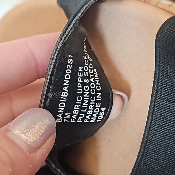 Steve madden "bandi" black strappy platform sandal - Picture 5 of 6